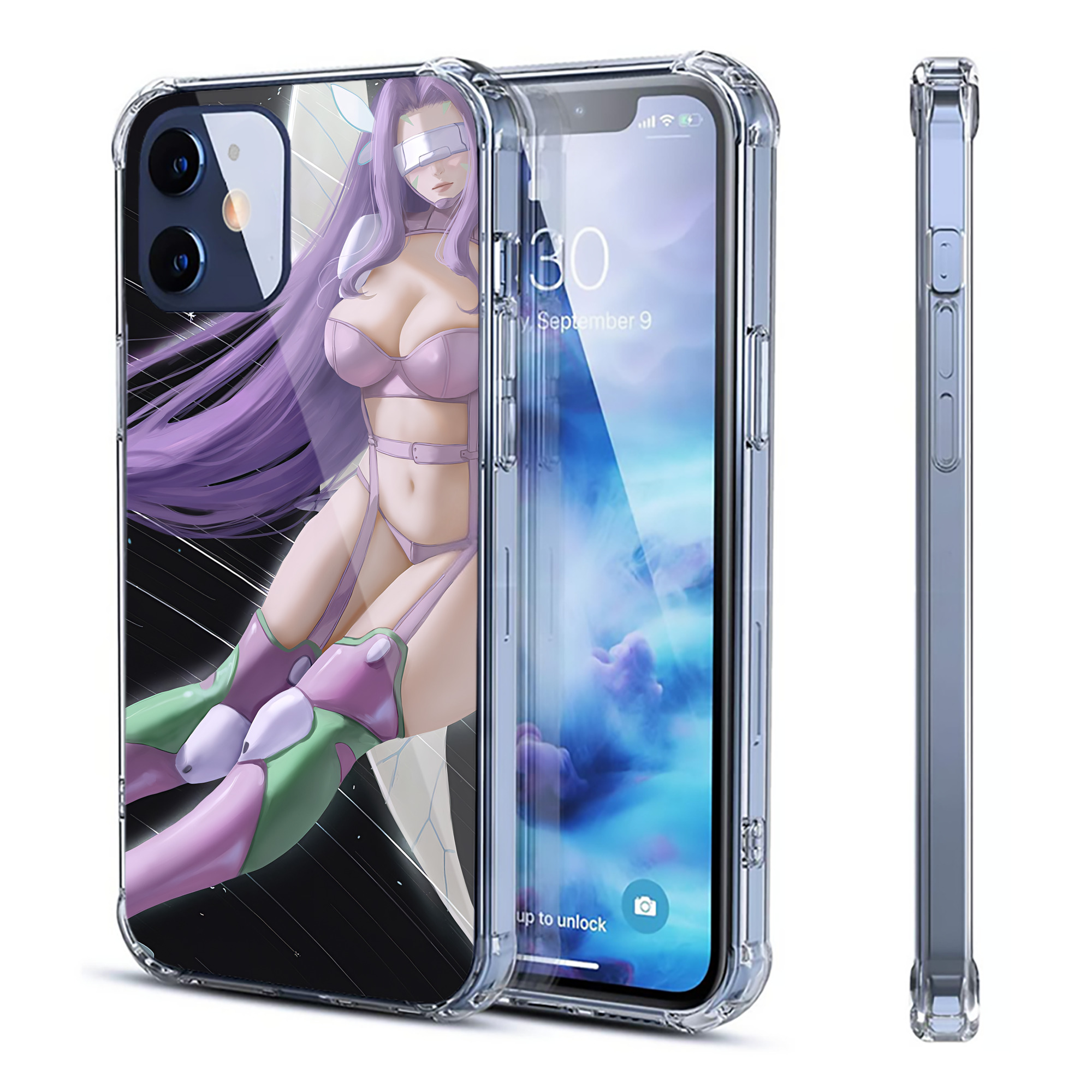 （画像用） Digimon デジタルモンスター/デジモン 【iPhone 12シリーズ対応】透明スマホケース（クリアソフトケース）